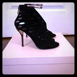 Jimmy choo peep toe strap heel